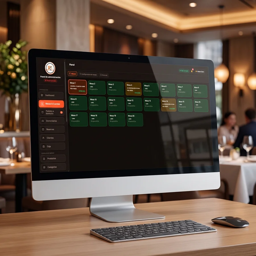Dashboard Administrativo GastroBar.click